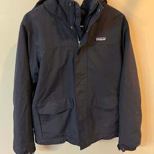 Patagonia Men's Isthmus Jacket, Navy Blue, winter jacket, small